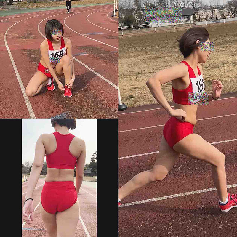 「【素人】美少女アスリートが中出しイラマチオで絶頂！スレンダー巨乳陸上選手の秘密撮影」のサンプル画像8枚目