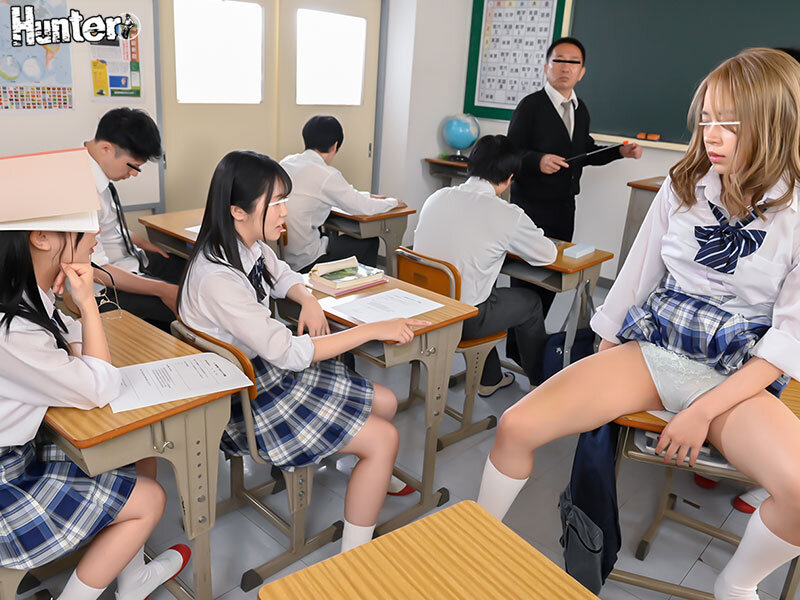 「【素人JK】女子校生3P中出しフェラ！時間停止で学生服美少女たちと夢の乱交プレイ」のサンプル画像3枚目