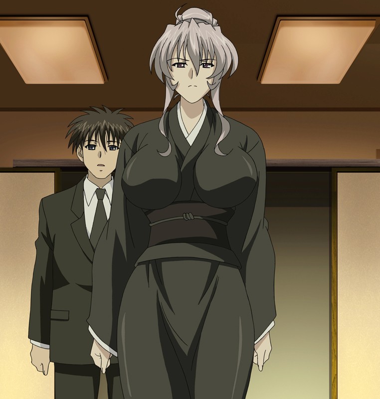 「喪服姿の未亡人保奈美が魅せる和服美人の色気|巨乳人妻の切ない情事ドラマ」のサンプル画像3枚目