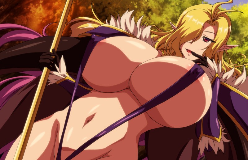 「【エルフ美少女】異種族ファンタジーアニメで繰り広げられる濃厚エッチシーン【OVA作品】」のサムネイル