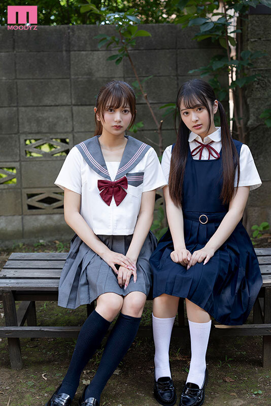 「北岡果林×花守夏歩が制服姿で3P中出しご奉仕!美少女姉妹の禁断プレイ」のサンプル画像1枚目