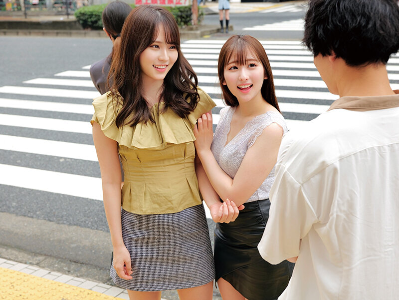 「【素人ナース】童貞筆おろし逆ナンパ!スレンダー美少女看護師2人が中出し治療プレイ」のサンプル画像2枚目