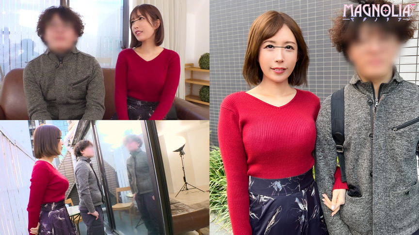 「『清楚な人妻限定！マジックミラー越しに居る旦那の前でノーハンドコンドーム装着チャレンジ！』押しに弱い巨乳人妻！肉厚な尻に敏感マ●コ！旦那の視線を気にしながらも快感には抗えない！遂にはゴムを外して禁断の生ハメ不倫セックス！【街角素人モニタリング♯さな♯34歳♯専業主婦】」のサムネイル