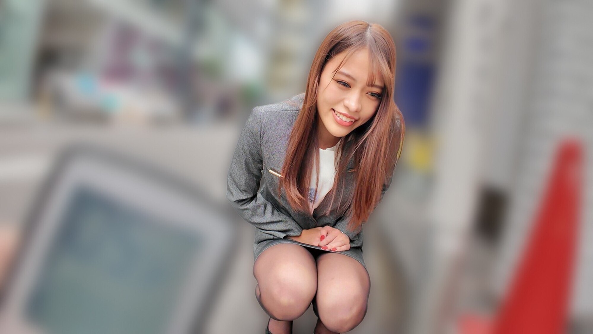「素人美少女とリモコンバイブお散歩ー黒パンスト敏感キャリアウーマン編ー「もう我慢できません･･･／／」人ごみの中、黒パンスト美脚ガクブル震わせイキまくってしまうOLたち！人生初の羞恥プレイでまさかのエロスイッチオン！車移動中も大胆カーオナニー！最後はホテルで心行くまで生セックス！」のサンプル画像6枚目