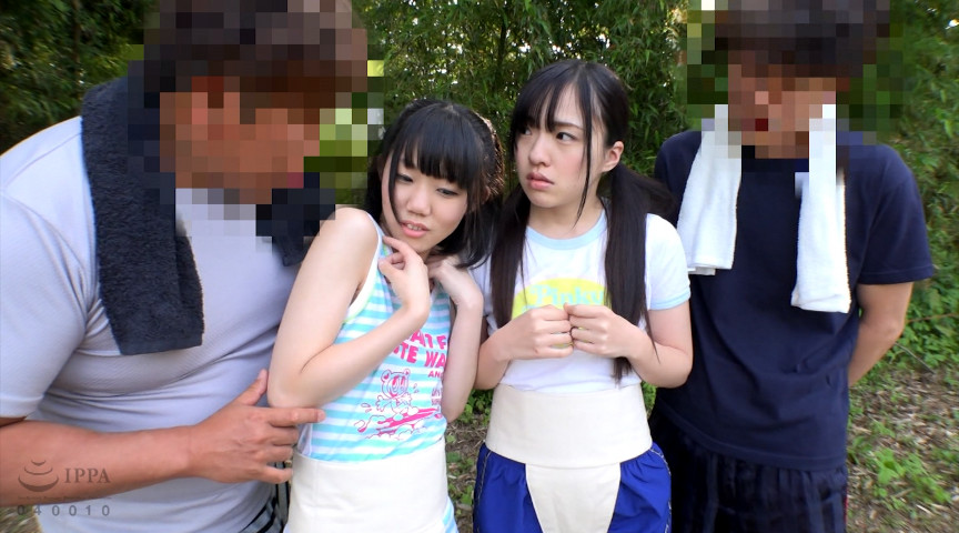 「【ロ○系】ゆかり＆める出演｜相撲合宿中のWフェラ映像｜可愛い女の子の奉仕プレイ」のサムネイル