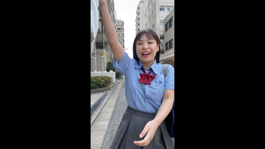 「【杏夏】制服女子の素人美少女が魅せる初々しい姿【AKNR素人ちゃんねる】人気配信動画」のサムネイル