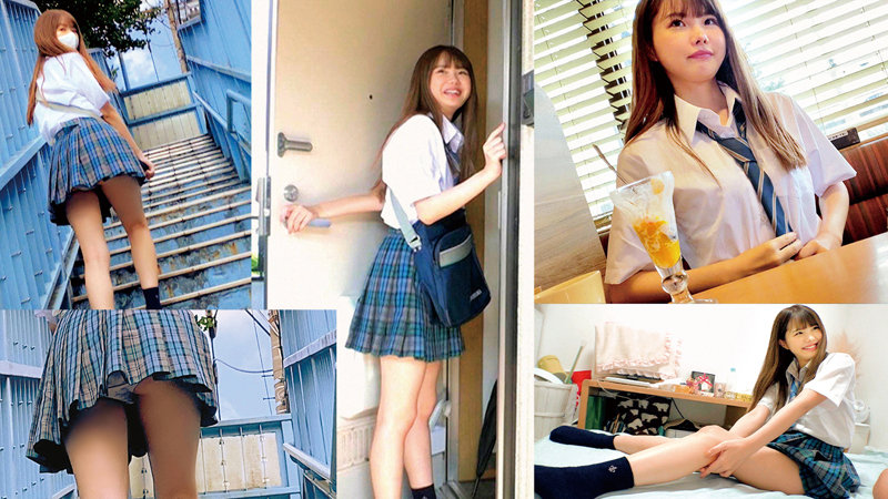 「パイパン美少女JKのIちゃんに制服着衣のまま中出し｜ミニ系貧乳女子校生」のサムネイル