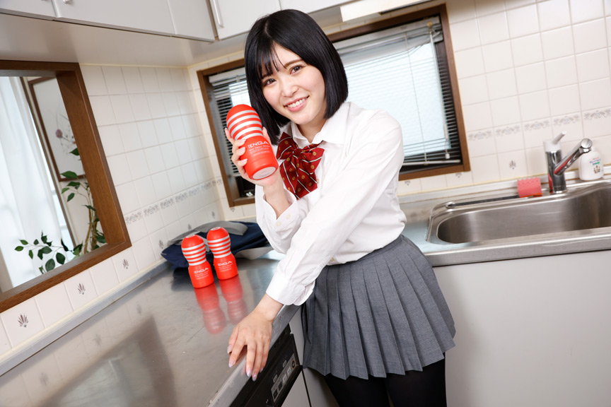 「待田もか オナホプレイで誘惑する制服女子が手コキとご奉仕で悶絶させる」のサンプル画像4枚目