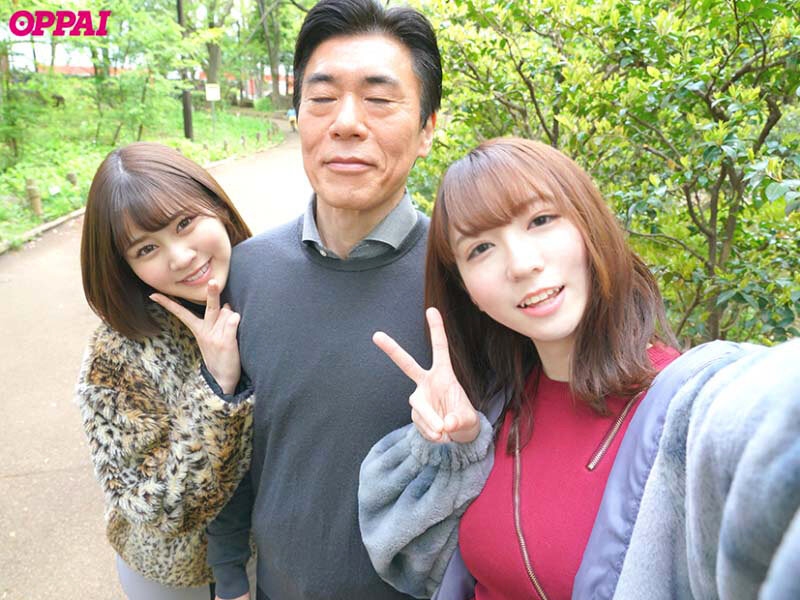 「小花のん×川北メイサが巨乳パイズリで挟み撃ち！声出し禁止ハーレム3P乱交パパ活デート」のサムネイル