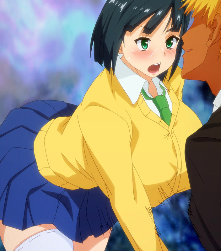 「巨乳女子校生が学生服姿で中出しされる寝取られアニメ|キミはやさしく寝取られる第2巻」のサンプル画像3枚目